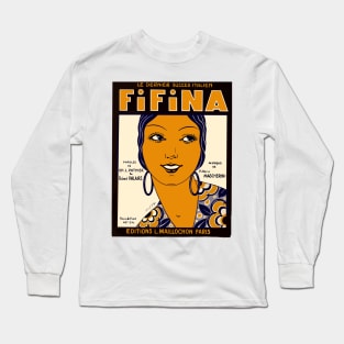 FiFina -- Art Deco Design Long Sleeve T-Shirt